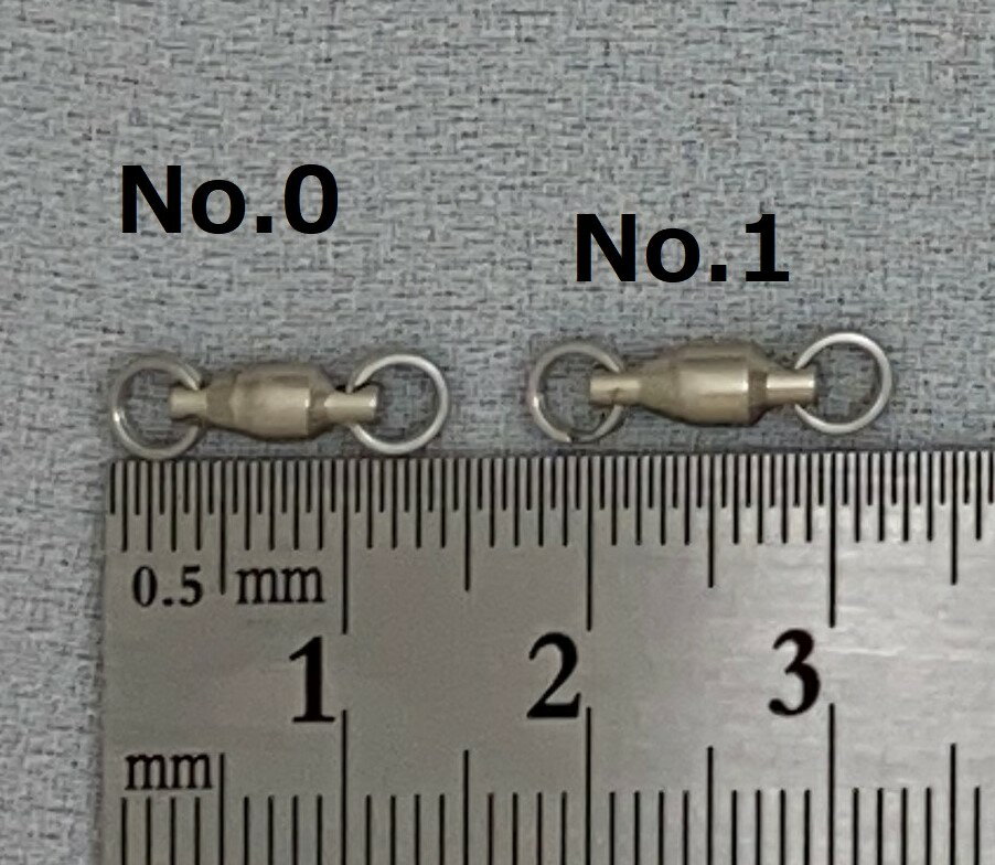 日本の部品屋　ボールベアリングスイベル(平打ちスプリットリング付)