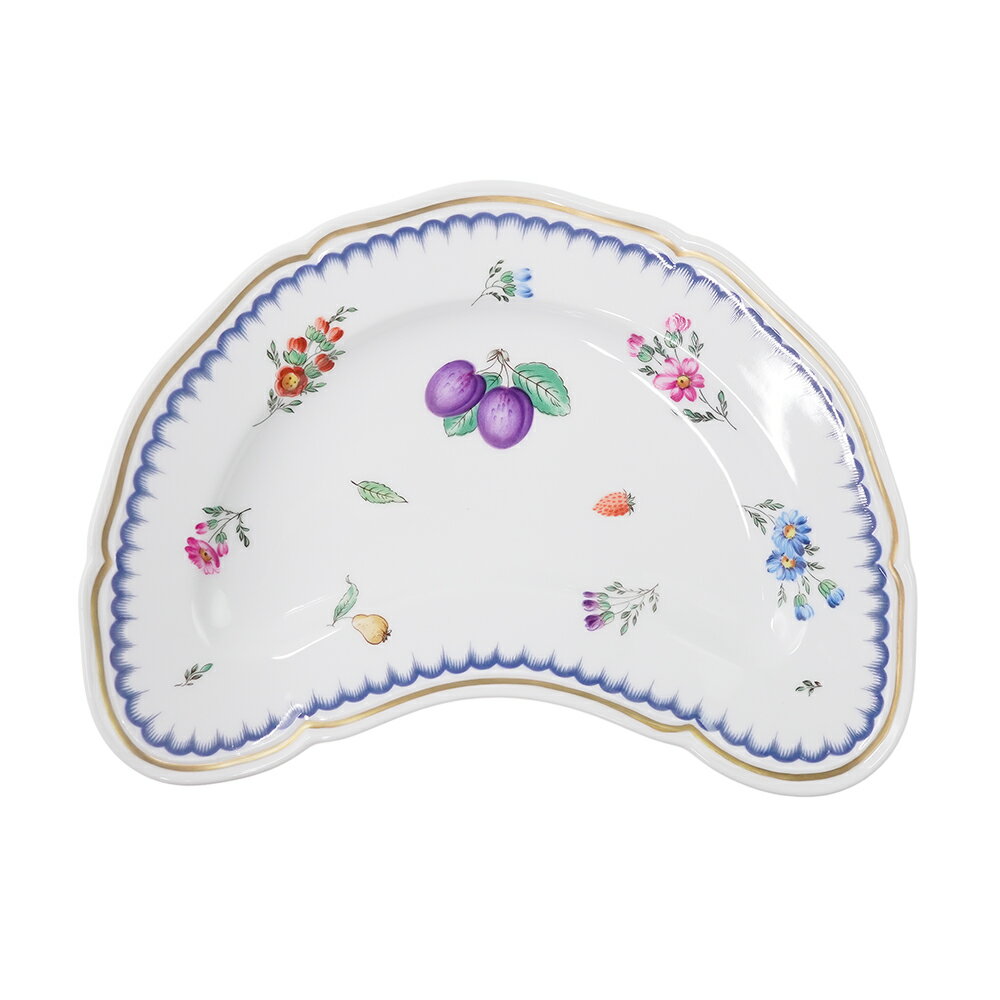 ジノリ1735 イタリアンフルーツ クレセントディッシュ 23cm 1675 (旧リチャードジノリ)