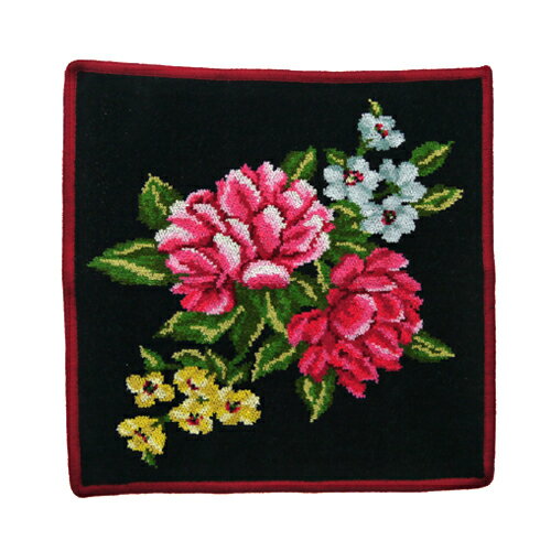 フェイラー (FEILER) ピオニー タオルハンカチ 30cm ボルドー