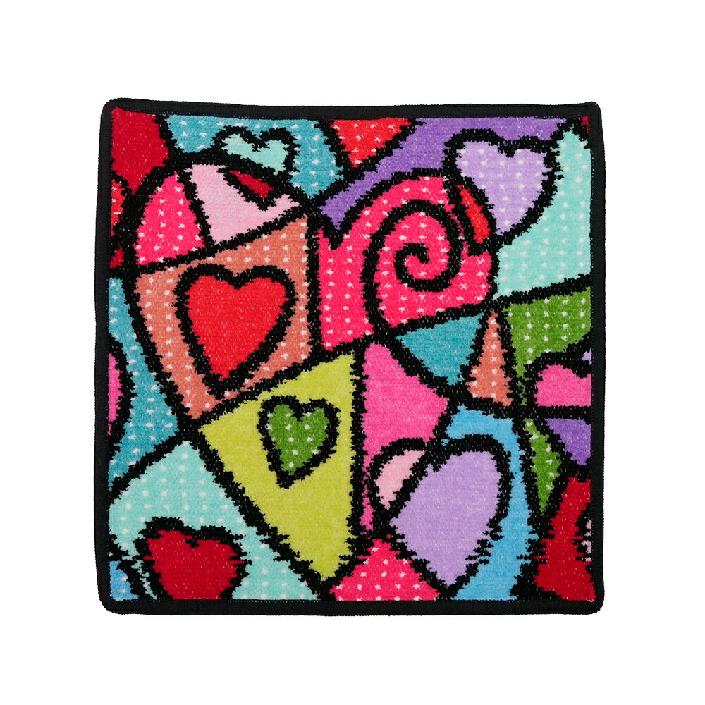 フェイラー (FEILER) ハートビート ウォッシュクロス 25×25cm ブラック