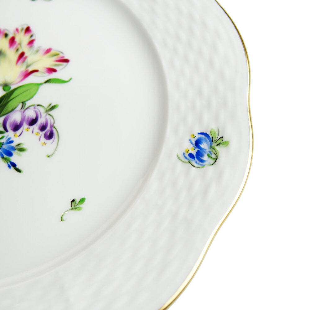 ヘレンド (HEREND) BT チューリップの花束 プレート 19cm 517 BT-5