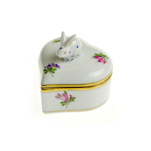 ヘレンド (HEREND) MF ミルフルール ボンボン入れ ウサギ 6111-25