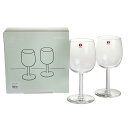 【Summer SALE】 イッタラ (iittala) ラーミ レッド ワイングラス 280ml ペア