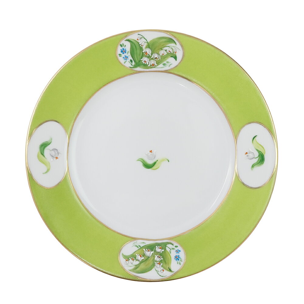 ロールセリニャック (Laure Selignac) ミュゲ プレート 19cm グリーンのサムネイル