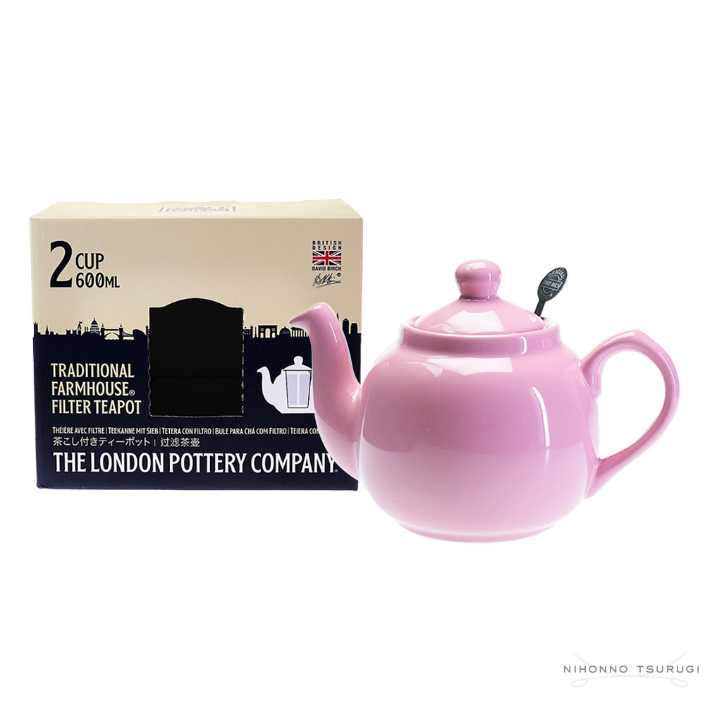 ロンドンポタリー (London Pottery) ファームハウス ティーポット さくら 限定色　2cup