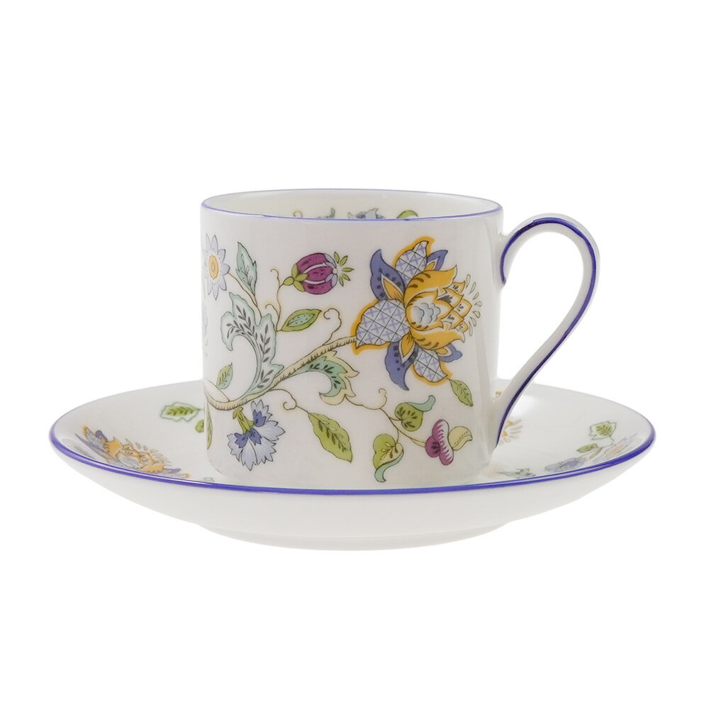 ミントン (MINTON) ハドンホールブルー コーヒーカップ＆ソーサー キャン