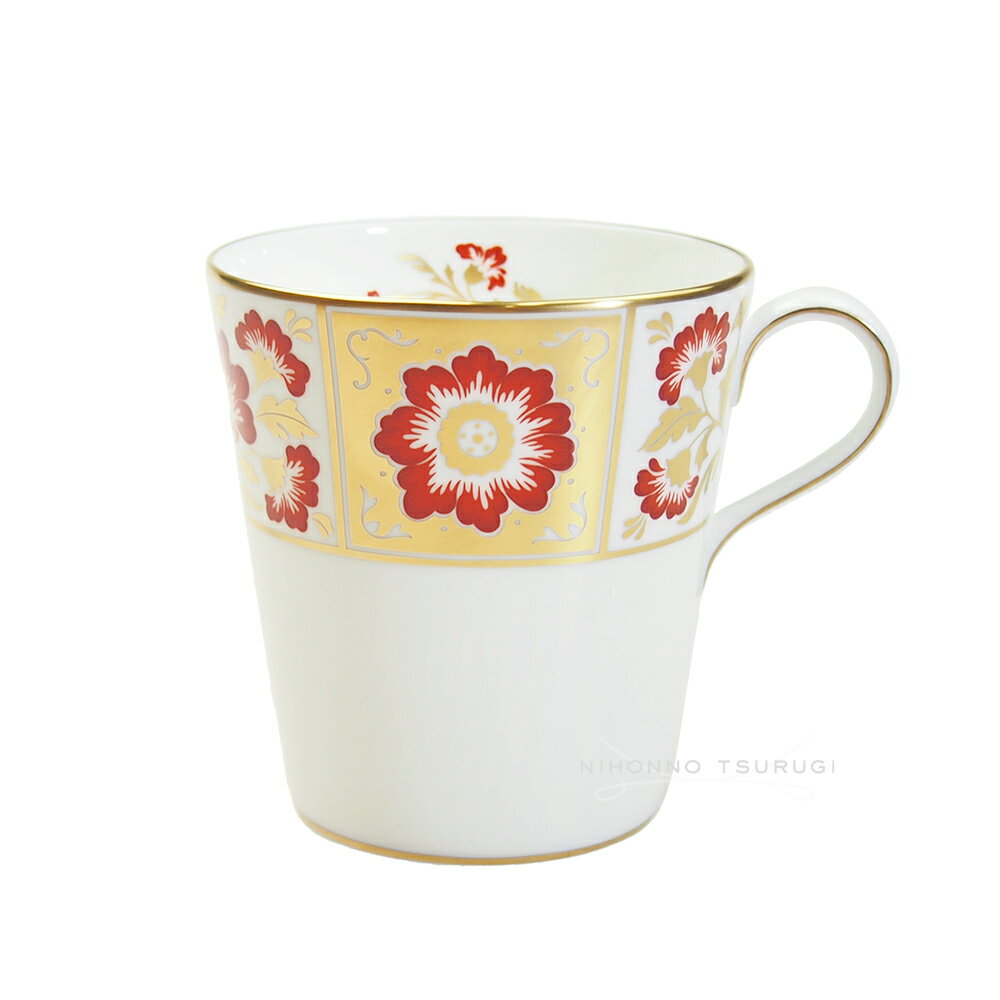 【P15倍★21周年記念感謝祭限定11/14 20:00-12/1 9:59】 ロイヤルクラウンダービー (ROYAL CROWN DERBY) レッドダービーパネル マグカップ