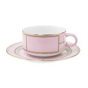 ジノリ1735 DIVA ディーヴァ ローザ (ピンク) ティーカップ&ソーサー 245ml