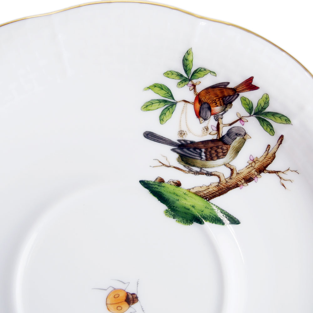 ヘレンド (HEREND) RO-4 ロスチャイルドバード ティーソーサー 734