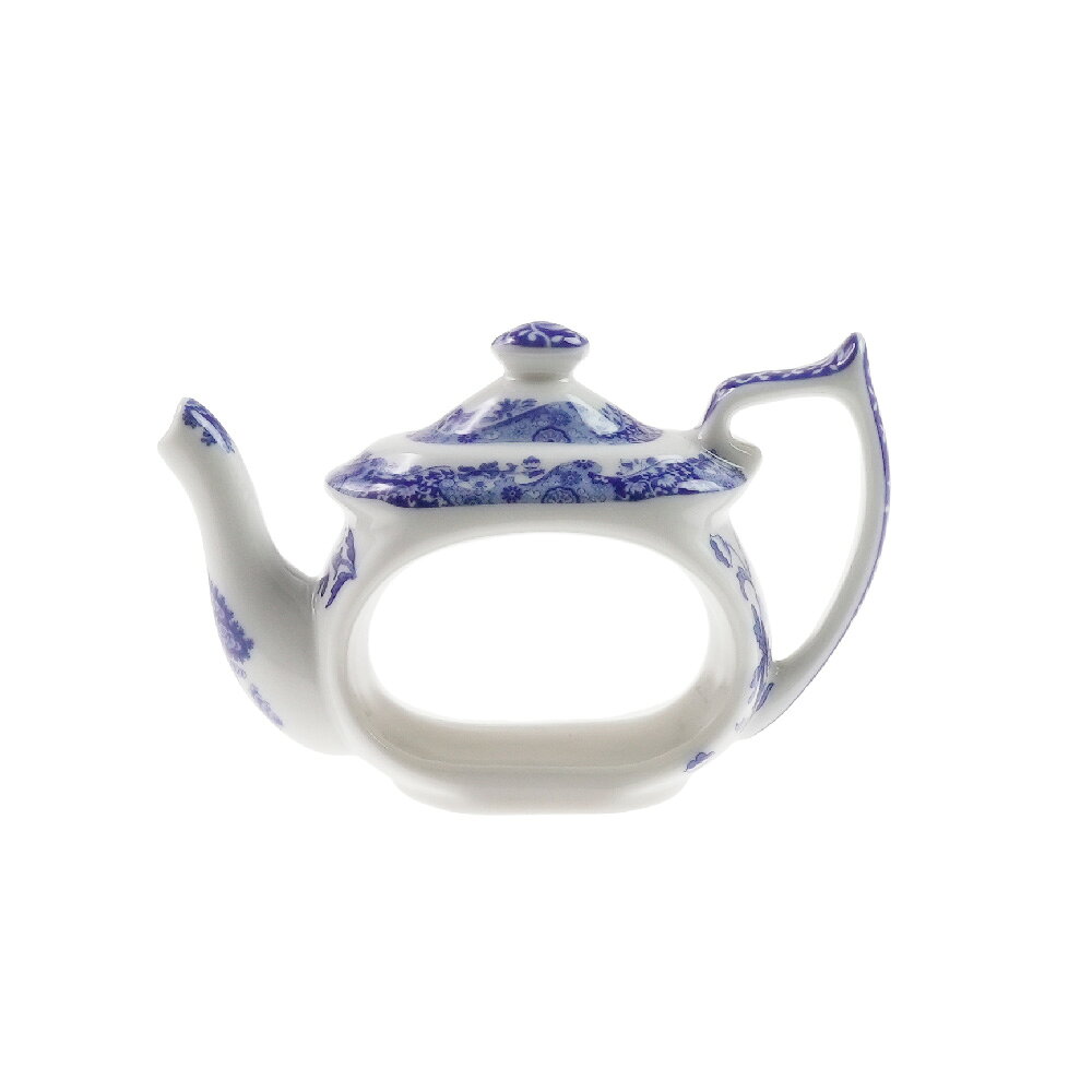 スポード (Spode) ブルーイタリアン ナプキンリング (ティーポット)