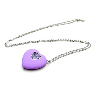 【ポイント10倍★6/4 20時〜スーパーSALE限定!!】 スワロフスキー (SWAROVSKI) USBフラッシュメモリ ペンダント ハート Violet 1-116-974