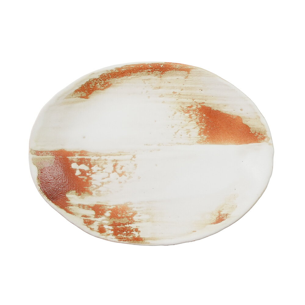 TSUNE (田中恒子) 楕円取皿 白々