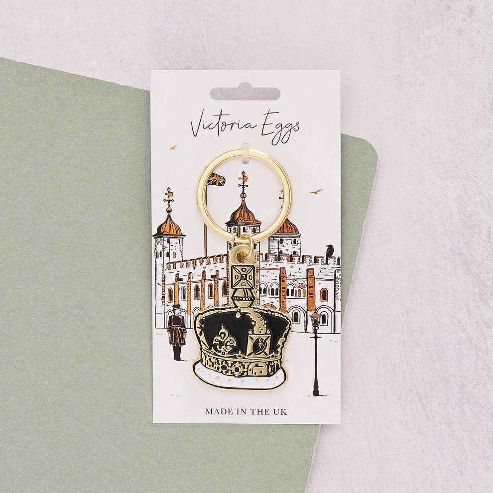 乐天商城 - ヴィクトリア エッグス (Victoria Eggs) キーホルダー クラウン KR07 【熨斗掛け不可商品】