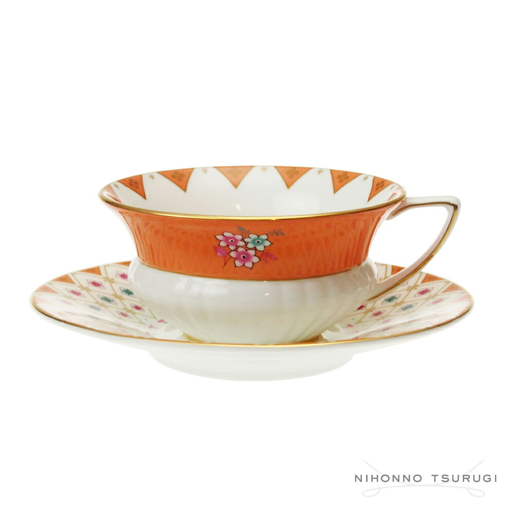 【マラソン特価】 ウェッジウッド (WEDGWOOD) ワンダーラスト ピオニーダイヤモンド ティーカップ＆ソーサー (2)