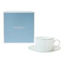 ウェッジウッド (WEDGWOOD) ジオ プラチナ ティーカップ&ソーサー