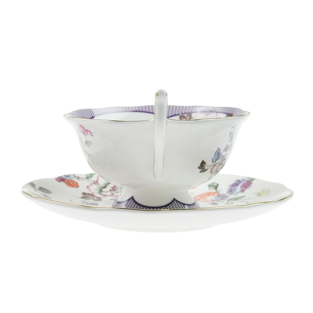 【Autumn SALE】 ウェッジウッド (WEDGWOOD) ワンダーラスト フォーチュン ティーカップ＆ソーサー (3)