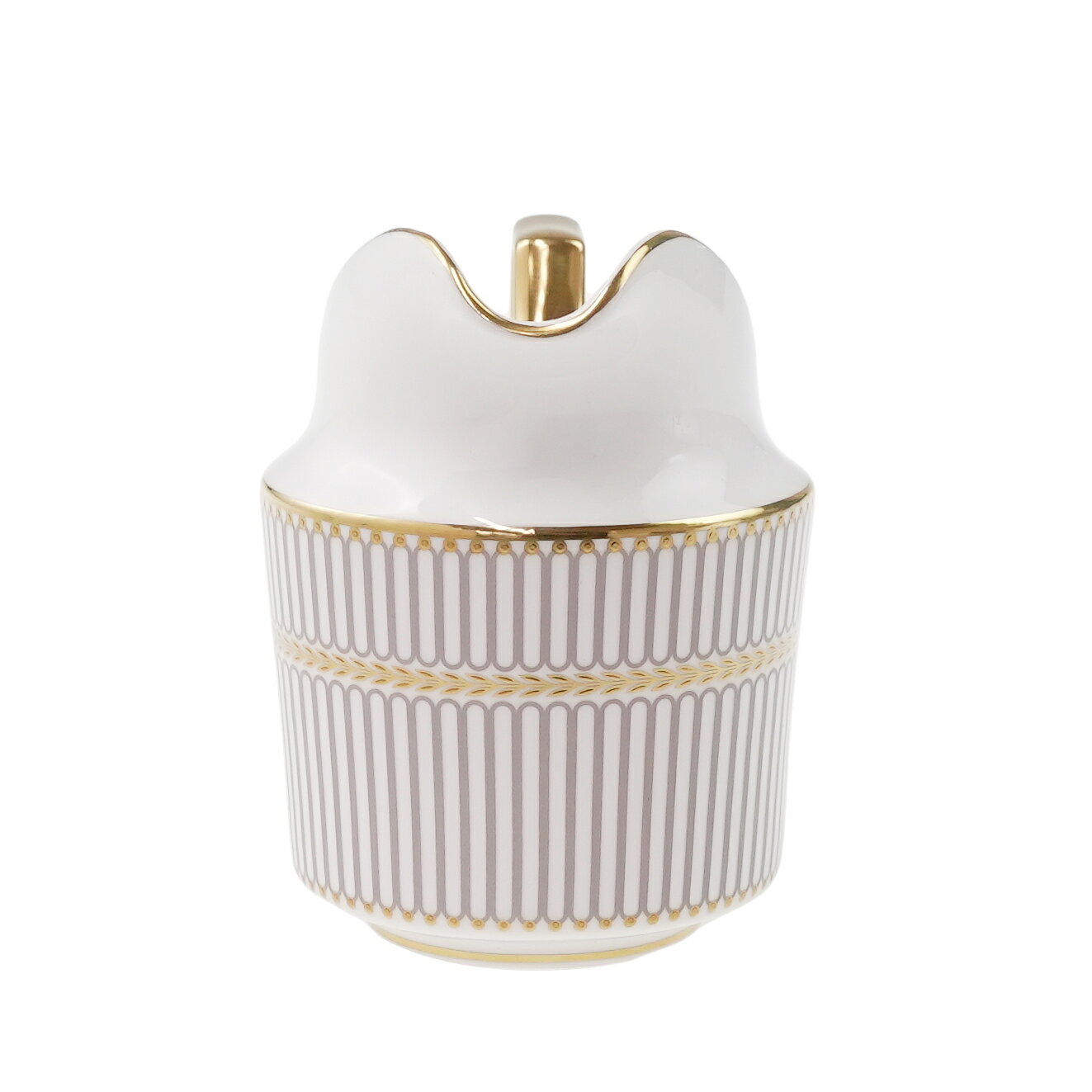 輸入ブランド洋食器専門店2本の剣のウェッジウッド (WEDGWOOD) アンセミオン グレイ シュガーボックス＆クリーマー｜アングル3