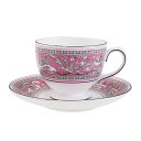 ウェッジウッド (WEDGWOOD) フロレンティーンフューシャ ティーカップ&ソーサー リー
