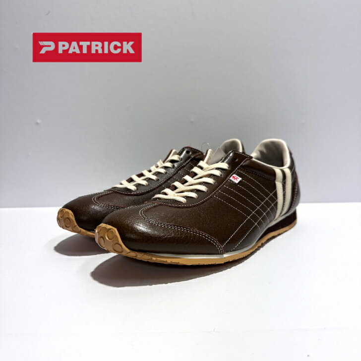 Patrick - 【初回返品・サイズ交換送料無料】 正規取扱店PATRICK　パトリックPAMIR パミール 27073CHO チョコ日本製　軽量　キレイ　カジュアル　タウンユース　メンズ　レディース　ステアレザー