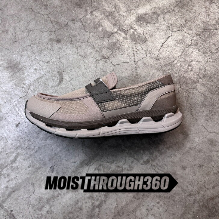 MOISTHROUGH360　モイスルー 360HOBALIPS ホバリプス　M1111M　Beige　ベージュ特許取得　通気防水システム採用　全天候型スニーカー スリッポン メンズ