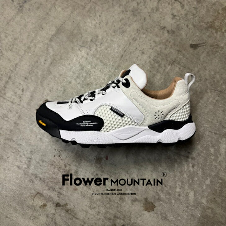 正規取扱店Flower MOUNTAIN　フラワーマウンテンBACK COUNTRY　バックカントリーFM66-1-028 Jet White　ジェット　ホワイトメンズ　レディース　防水　ビブラム　vibram　アウトドアファッション　トレッキング