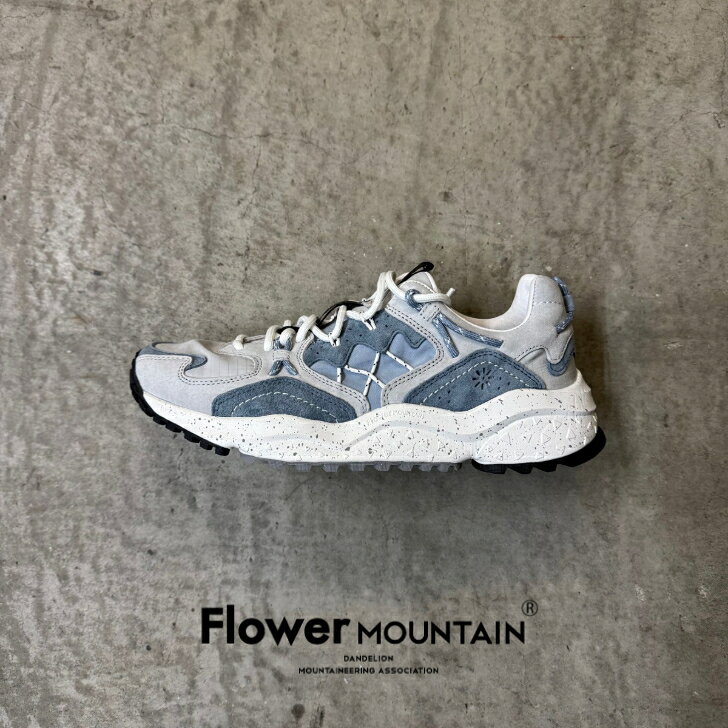 【初回返品・サイズ交換送料無料】 正規取扱店Flower MOUNTAIN フラワーマウンテンYAMABUSHI ヤマブシFM125012 Gray/Blue gray メンズ　レディース　山伏　アウトドアファッション　　タウンスニーカー