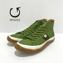 【初回サイズ交換送料無料】SPINGLE スピングルSP1422 MACTHA マッチャ 抹茶日本製 本革 レザースニーカー ミドルカット バルガナイズ製法 柔らかい 馴染みやすい サイドジッパー サステナブル