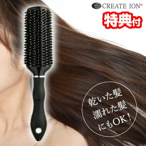 クレイツイオン ヘアエステブラシ CD-2000 ヘアブラシ CREATE ION ヘアーブラシ クシ くし CD2000 乾いた髪 濡れた髪 ヘアケアブラシ 豚毛 天然毛 ナイロン毛 ブラシ ヘアケアグッズ