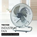 【選ぶ景品】 テクノス アルミ羽根 工業扇風機 大型43.5cm 首振り 扇風機 TEKNOS KG-468 アルミ 工場扇 大型ファン KG468 サーキュレ...