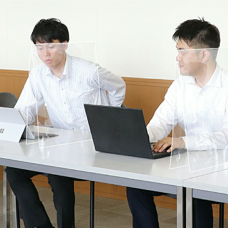 飛沫防止 透明パーテーション 45×50cm 4個購入で送料を無料に変更 透明仕切り板 飛沫阻止 透明仕切り 飲食店 お店 ショップ カフェ 感染防止 感染対策 居酒屋 食事 自宅 事務所 会社 飛沫対策 除菌 ふき取り可能 透明シールド 飛沫ガード 飛沫防止