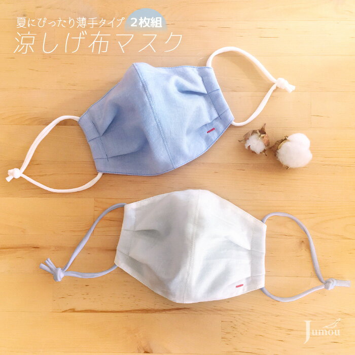 涼しげ 布マスク 2枚組 涼しいマスク コットンマスク 春 夏 夏用マスク 薄手 オーガニックコットン マスク 涼しい 繰り返し洗える 洗える 冷感 ひんやり 接触冷感 耳が痛くならない 息がしやすい しゃべりやすい 日本製 やわらかマスク 国産マスク 立体 布 綿 立体マスクのサムネイル