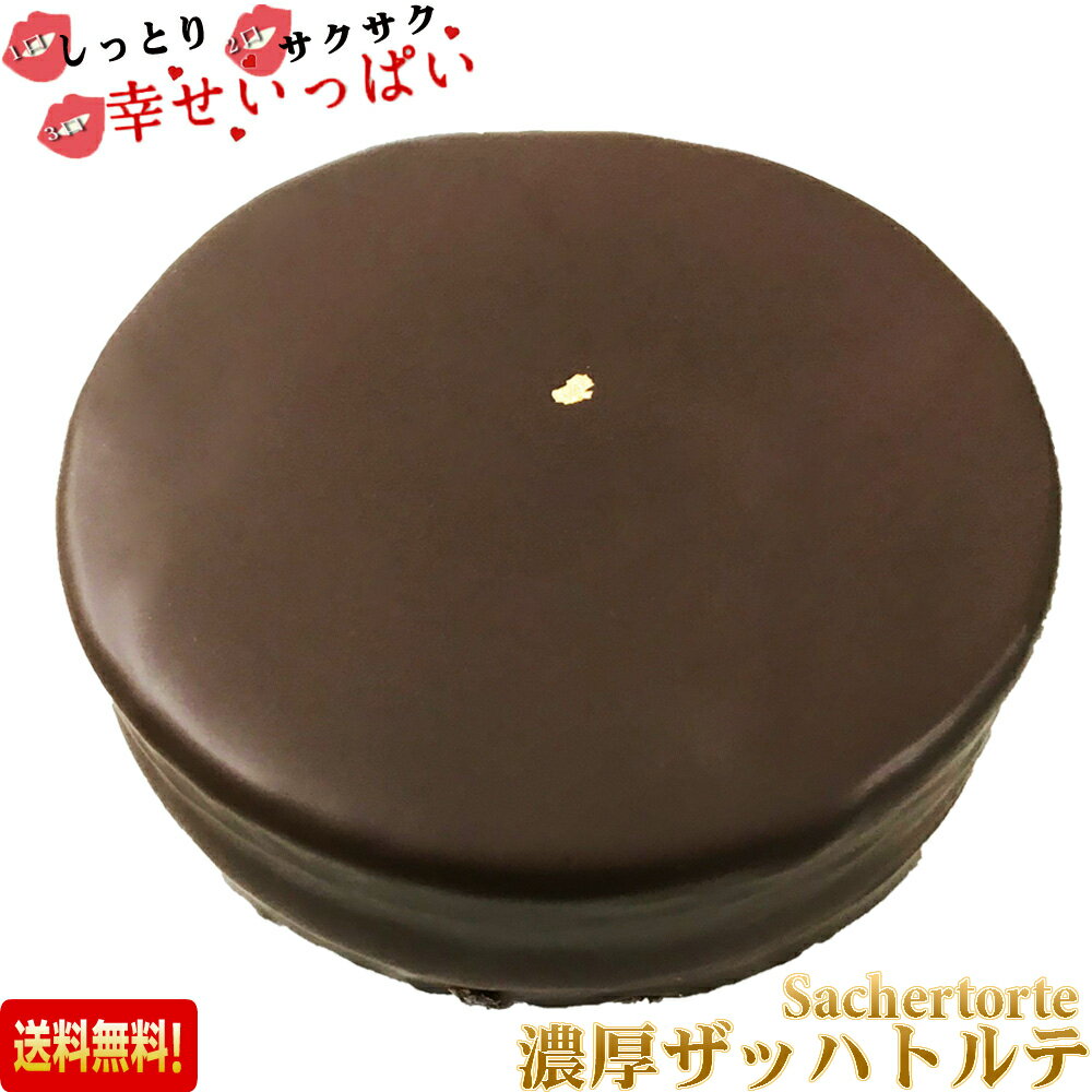 濃厚 ザッハトルテ 5号 チョコレートケーキ 送料無料 誕生日 お取り寄せ ザッハ チョコ バースデーケーキ バースデイケーキ チョコケーキ 美味しい スイーツ 人気 ギフト ガトーショコラ 贈り物 喜ばれる プレゼント 父の日