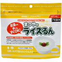 商品情報名称即席おかゆ原材料名うるち米(国産)/貝カルシウム内容量40g賞味期限枠外上部記載(製造日から7年)保存方法直射日光を避け、常温で保存してください。製造者まつや株式会社 新潟市北区葛塚3497-2栄養成分表示(1食あたり)エネルギー：151.2kcal、炭水化物：34.48g、たんぱく質：2.4g、食塩相当量：0.01g、脂質：0.4g、カルシウム：276mg【受注生産】まつや ライスるん 白米 災害食 非常食 保存食 介護食 備蓄 おかゆ 7年保存 お湯やお水で簡単調理 スプーン 食塩付き 数々の被災地にご活用いただいた、超ロングセラー商品 商品は、一般的なおかゆとペースト状のおかゆの間となる、やや粒感のあるやわらかめのおかゆとなります。その為、赤ちゃんから、ご年配の方までどなたでも安心して召し上がれる万能食です。また、待ち時間が無くすぐに食べられる点や、粉末タイプなのでとても軽量でより多くの食料を運べる点でとてもご好評いただいております。 7年間の長期保存が可能 まつや独自の製法から成る、炊き立ての香り 赤ちゃんからご年配の方まで食べれる万能食 まつや独自の製法によって実現した、「炊き立ての香り」 まつや独自の製法は、素材の栄養や香りを瞬時に閉じ込めることができます。 そのため、お湯を注いだ瞬間に広がる、炊き立ての香りをお楽しみいただけます。 【まつや×新潟大学】ヒントは介護現場の声！ こちらの商品は、新潟大学の先生と協力し、介護の現場からの声をもとにできた商品です。 介護現場では、誤嚥には特に気を使わなくてはいけないということで、誤嚥の原因となるお米と水分の分離が無いよう開発を進め、時間が経っても離水しない、ふっくら食感のおかゆを目指し、ついに完成しました。 待ち時間0分！3ステップの簡単調理 こちらの商品は、スプーン付きとなっており、袋がそのまま器としてお使いいただけます。 中から乾燥剤を取り出して、お湯を入れてから、よくかき混ぜたら瞬時に完成となります。 非常時への備えとして備蓄用の商品をお探しの方 ご旅行や登山などの携帯食をお探しの方 赤ちゃんやご年配の方など飲み込む力の弱い方 1