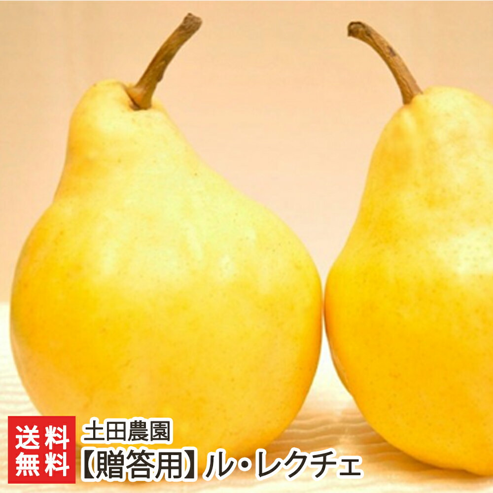 【贈答用】洋梨 ルレクチェ「大玉2玉」or「超大玉2玉」or「1kg」or「2kg」or「3kg」or「4kg」土田農園 新潟県産 産地直送 送料無料【ル・レクチェ 洋ナシ 洋なし お取り寄せ フルーツ ギフト プレゼント