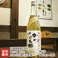 取って置きのかめぐち酒(1年熟成生原酒)「720ml(4合)」or「1800ml(1升)」石塚酒造【日本酒/清酒/本醸造(生原酒)/甘口/濃醇/五百万石/こしいぶき/もち米/アルコール度数19.5度/地酒】【送料無料】