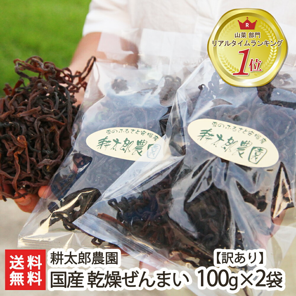 【訳あり】新潟産 天然乾燥ぜんまい 200g（100g×2袋）耕太郎農園【山菜/薇/ゼンマイ/国産/家庭用】【送料無料】