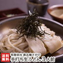 手打ちうどん 生めん つゆ付 3人前(200g×3)直志庵さがの【コシが強く滑らかなのど越し/打ち立て生麺/新潟うどん/うどんセット/冷蔵便】【送料無料】 父の日 お中元