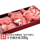 新潟ブランド牛 あがの姫牛 すき焼き用 500g 株式会社佐藤食肉【ブランド牛/赤身肉】【お土産/手土産/プレゼント/ギフトに 贈り物】【送料無料】