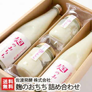 砂糖不使用・無添加「麹のおちち」（甘酒）詰め合わせ《合計4本麹のおちち（飲むタイプ）×2本、麹のおちち（食べるタイプ）×2本》【あまざけ/糀】【お土産/手土産/プレゼント/ギフトに！贈り物】【送料無料】お中元ギフトにも！