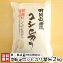 【令和元年度米】南魚沼産 特別栽培米 コシヒカリ 精米2kg 井口農場【県認証特別栽培/こしひかり/白米/うるち米】【贈り物・内祝いに！のし（熨斗）無料】【送料無料】【送料無料】