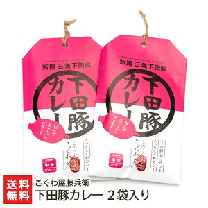 下田豚カレー 2袋入り こくわ屋藤兵衛【新潟 産地直送 特産 フルーツ こくわ カレー 豚肉 ご当地カレー】【お土産/手土産/プレゼント/ギフトに！贈り物】【送料無料】