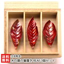 木の葉の箸置き REAF 3個セット ※桐箱入り 大岩彫金【純銅製/はしおき】【お土産/手土産】【送料無料】【送料無料】