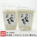 新潟産 こがねもち（もち米）精米2kg（1kg×2袋） 濁川生産組合 産地直送