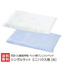 ペット用ワンニャンベッド シングルマット ミニハウス用(大)※ブルーorホワイト(本体:ウールボード/カバー:沖縄産月桃入コットン) 羊まくら素肌呼吸 【L43...
