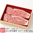 2025 お中元 御中元 夏ギフト にいがた和牛 ステーキ用 500g(250g×2枚)よね一(よねいち)【新潟和牛/ブランド牛】【お土産/手土産/プレゼント/ギフトに!贈り物】【送料無料】