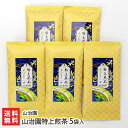 山治園特上煎茶 5袋入り 山治園 生産者直送【新潟産 日本茶 緑茶 リーフタイプ グリーンティー】【お土産/手土産/プレゼント/ギフトに！贈り物】【送料無料】