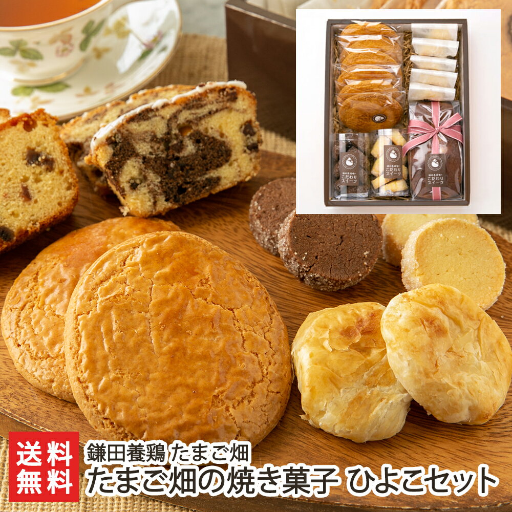 たまご畑の焼き菓子 ひよこセット 鎌田養鶏 たまご畑 生産者直送 送料無料【サブレ クッキー バニラ ショコラ パウンドケーキ 菓子 詰め合わせ ギフト 新潟】父の日やお中元ギフトにも！のサムネイル