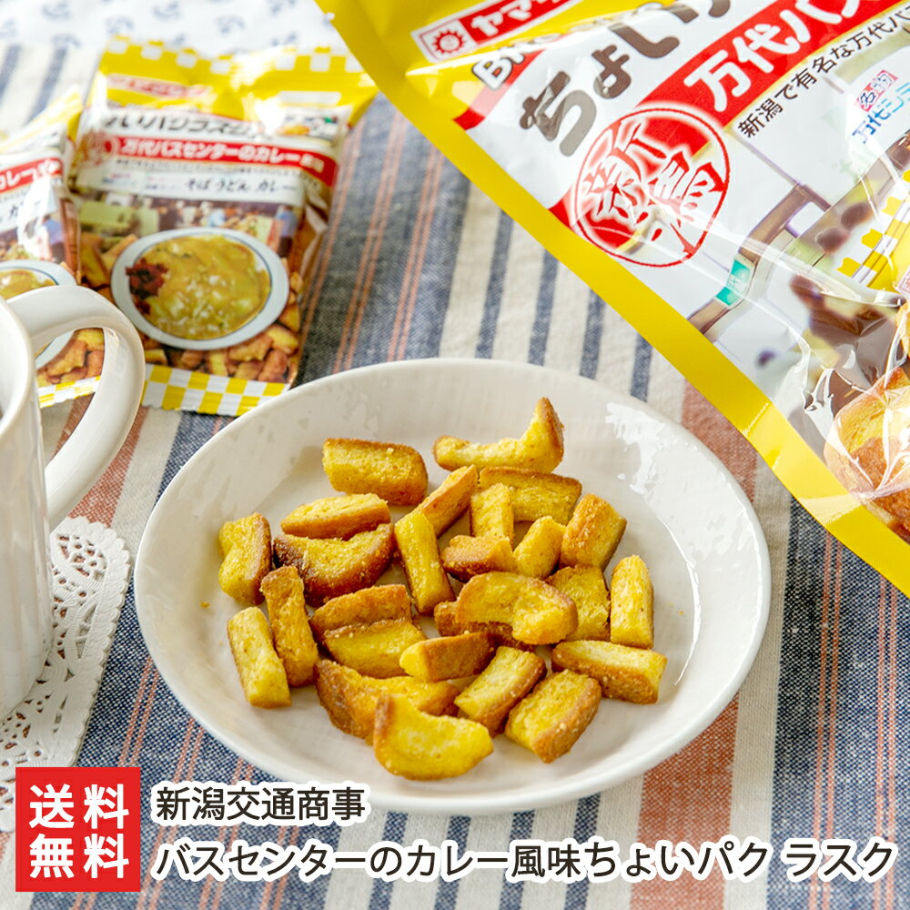 バスセンターのカレー風味ちょいパクラスク「2パック