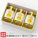 新潟県産はちみつ 里のみつ 3本入り ハーヴェスト【天然/非加熱/ハチミツ/百花蜜/産地直送】【お土産/手土産】【送料無料】