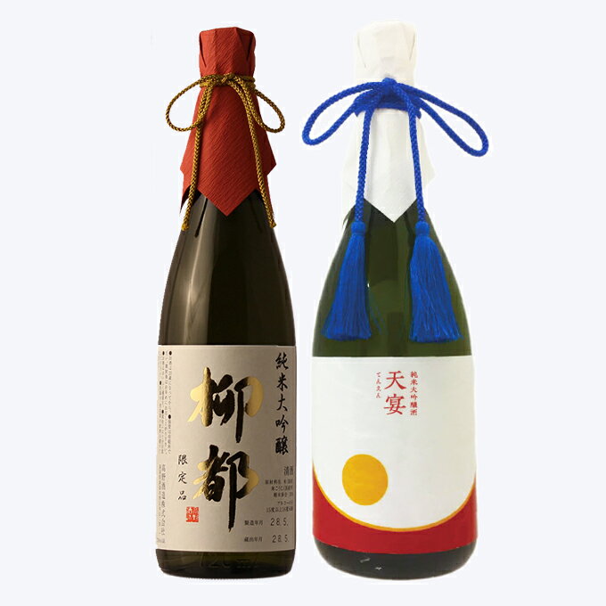 柳都 日本酒 飲み比べ 純米大吟醸【柳都】×純米大吟醸【天宴】720ml×2本セット 母の日 退職祝い ギフト プレゼント 男性 女性 【 新潟地酒 内祝い お返し 結婚祝い 出産祝い 贈り物 お酒 送料無料 】【あす楽】